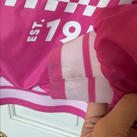 Barbie Hot Pink Racing Jacket - Picture 3 of 4